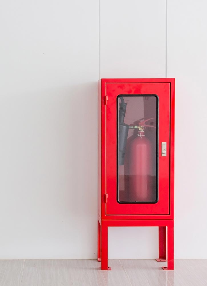 Extinguisher Cabinets Shutterstock 595092239 